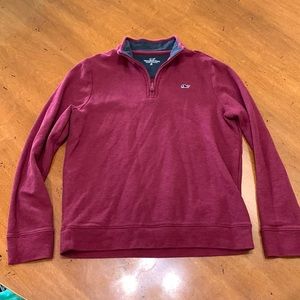 Vineyard Vines 3/4 Quarter Zip Up Pullover Sweater